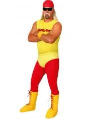 Wrestler Costume - Mens 80s Costume